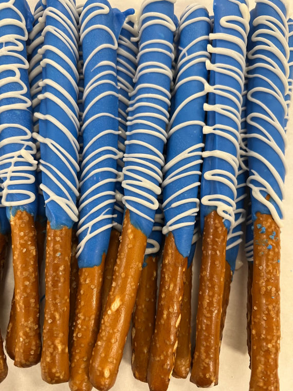 Dipped pretzels by Sweet Elevation Bakery