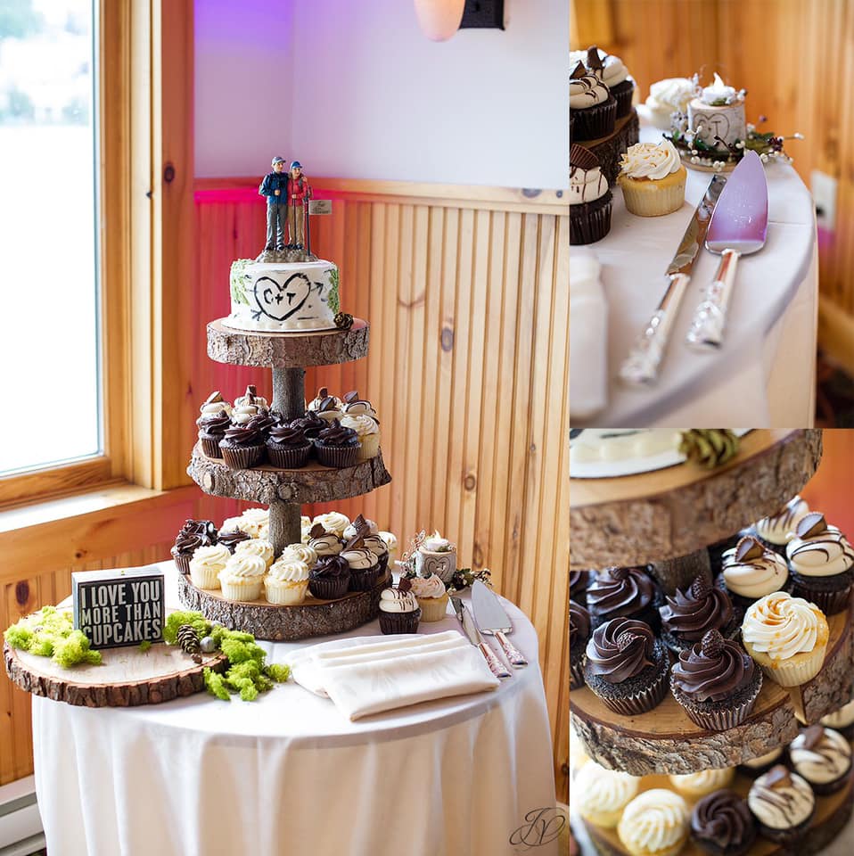 Custom wedding cake by Sweet Elevation Bakery