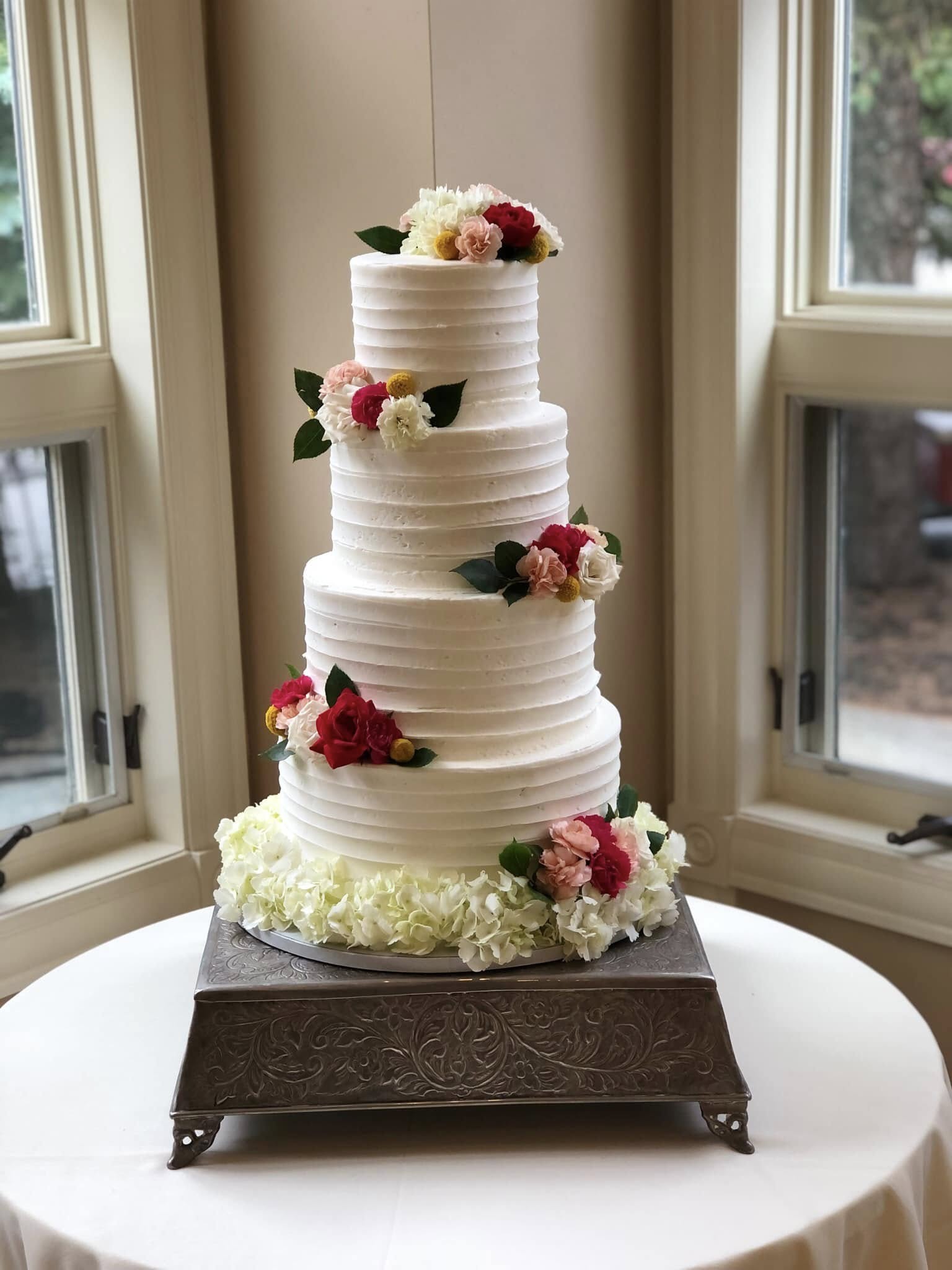 Custom wedding cake by Sweet Elevation Bakery