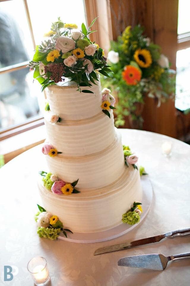 Custom wedding cake by Sweet Elevation Bakery
